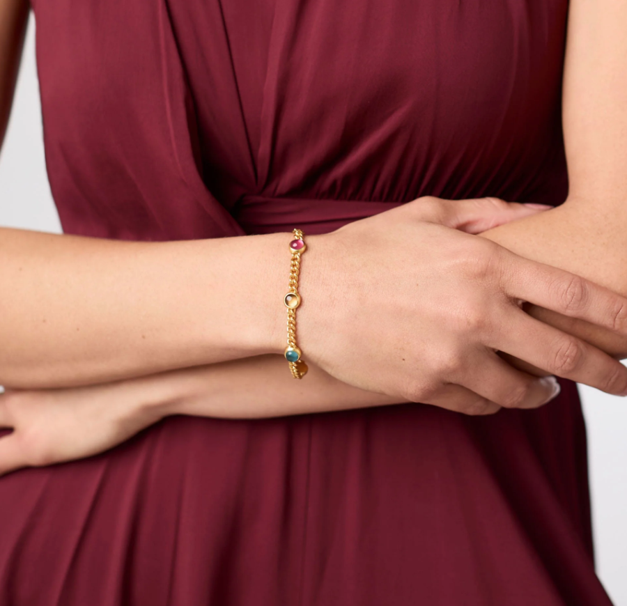 Dolce Delicate Bracelet Iridescent Multi-stone