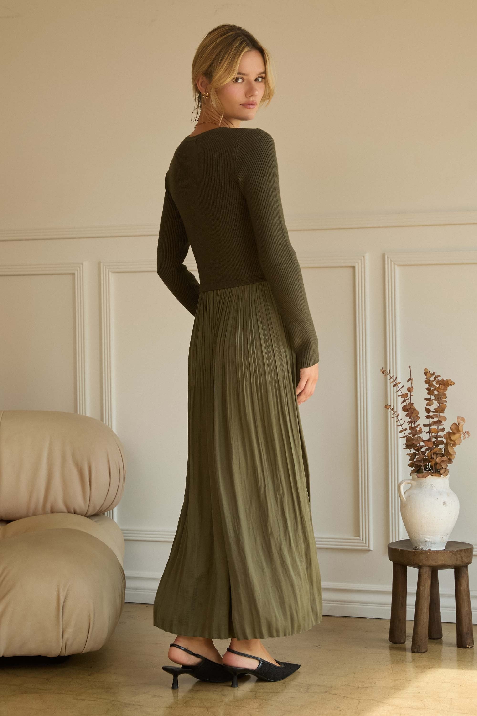 Deon Dress Olive