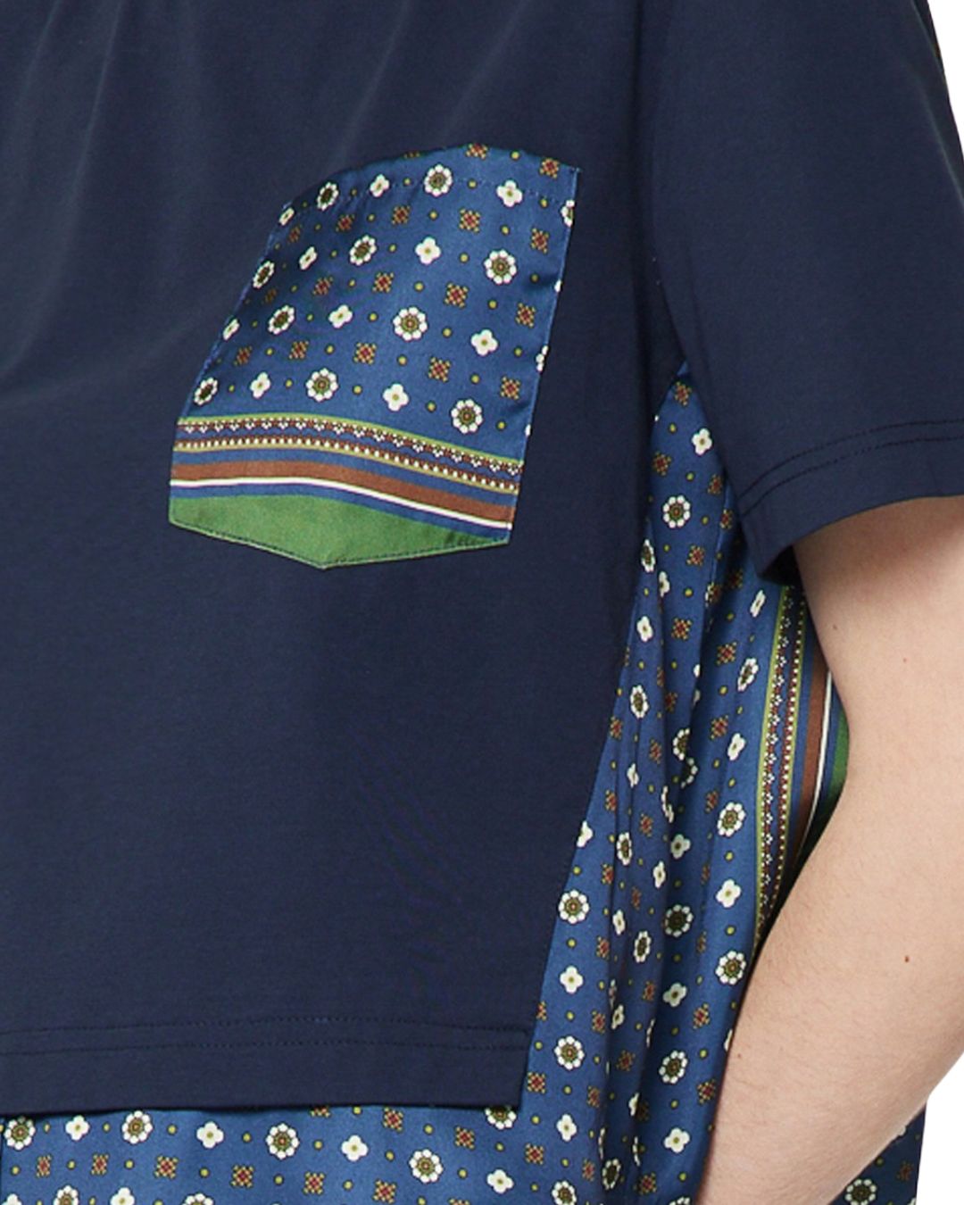 Hope Top Navy Multi