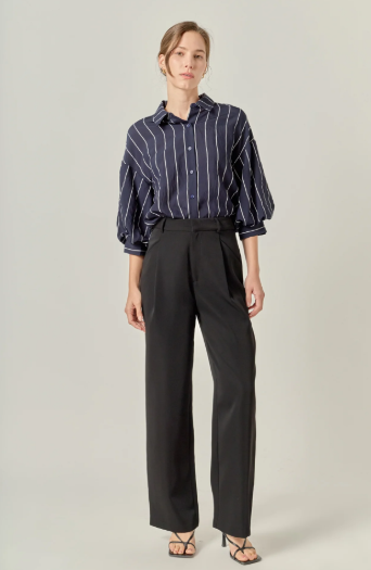 Parnell Top Navy/White