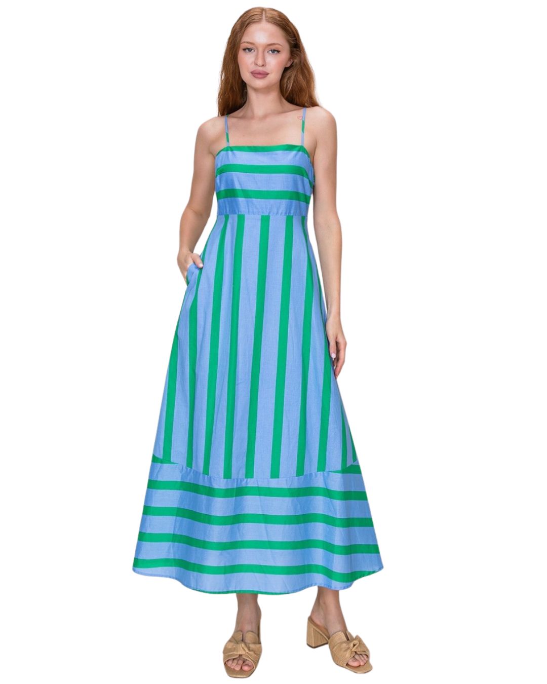 Sunny Dress Blue/Green
