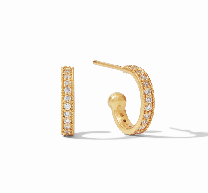 Odette Statement Hoop & Charm Earring