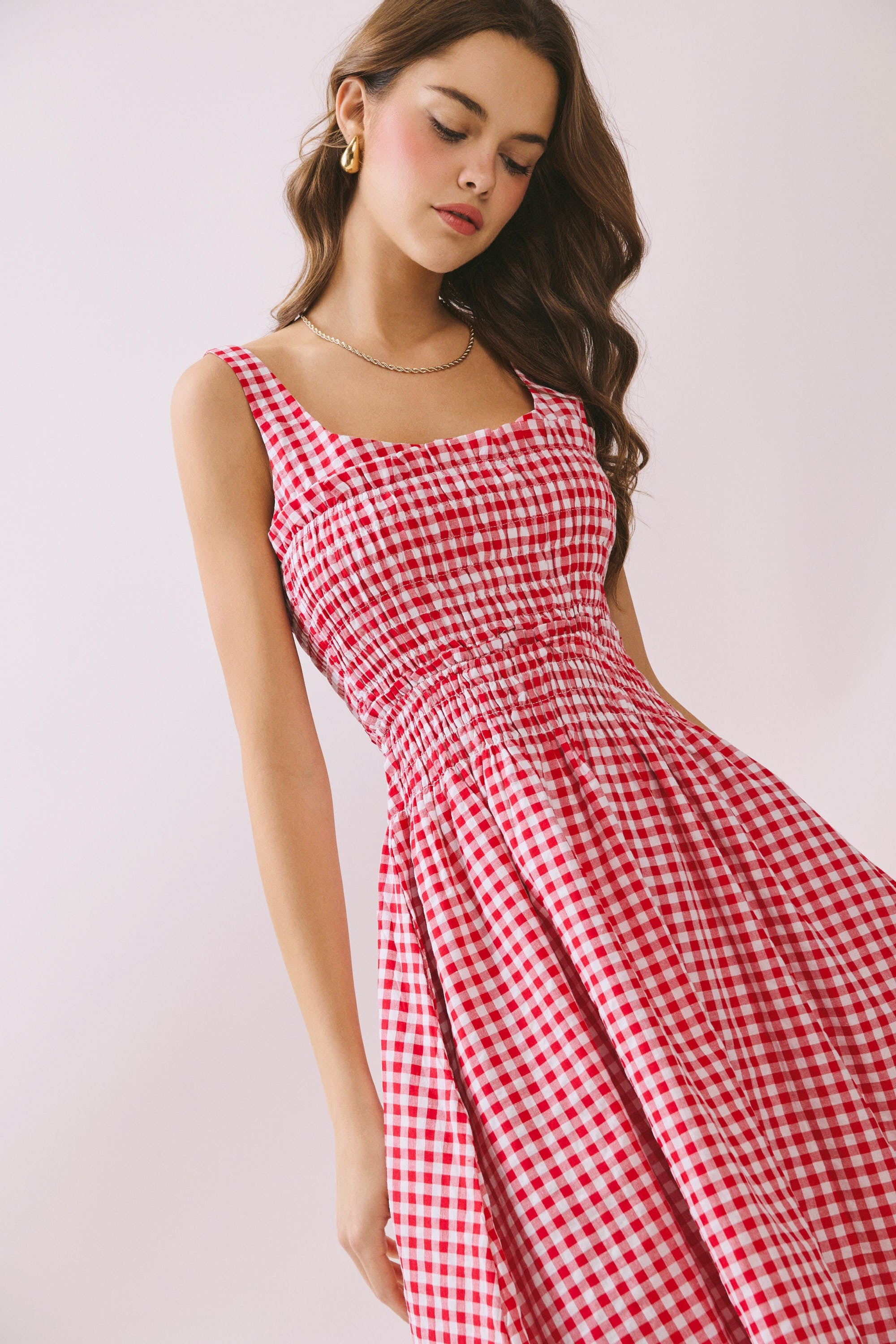 Paulette Dress Red