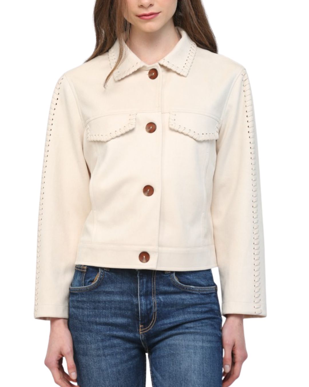 Suki Jacket Ecru