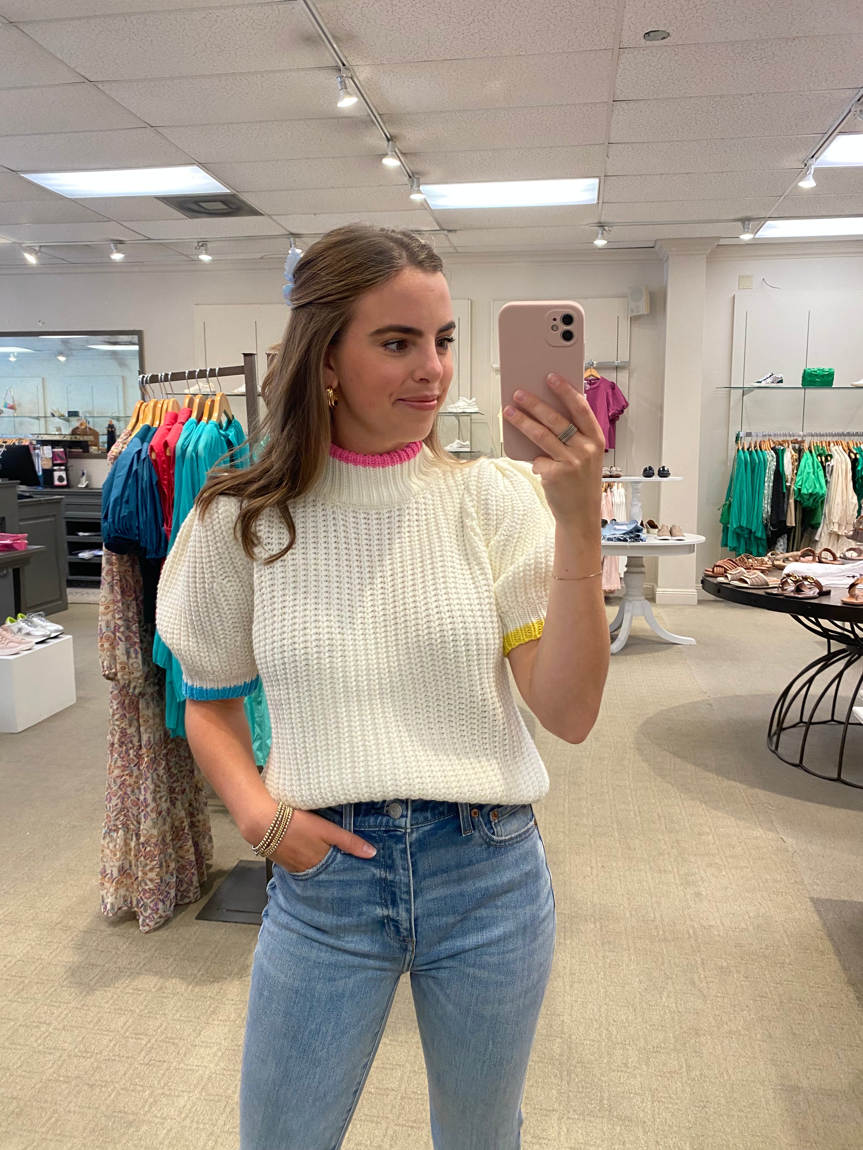 Color Contrast Sweater