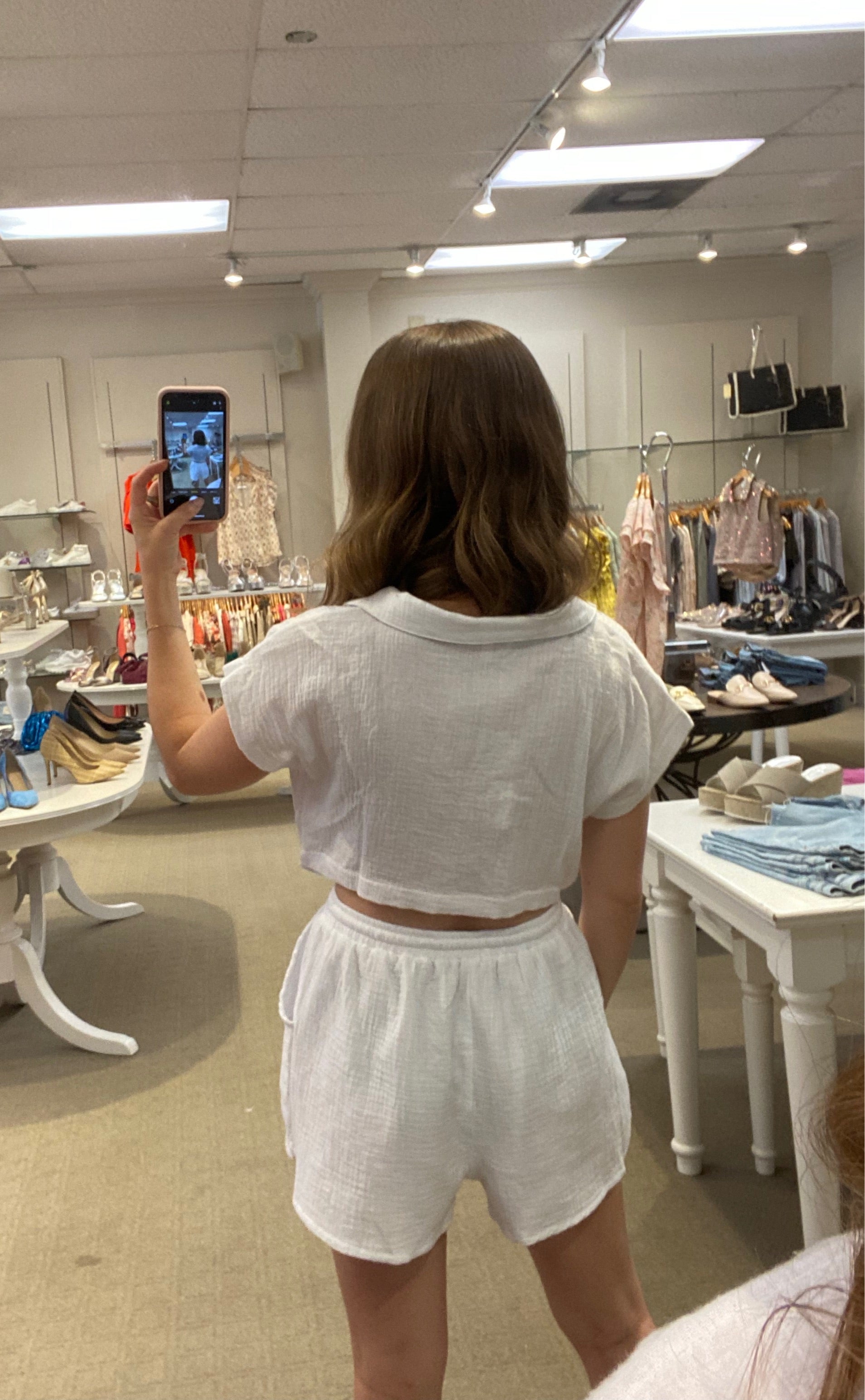 Rita Romper White