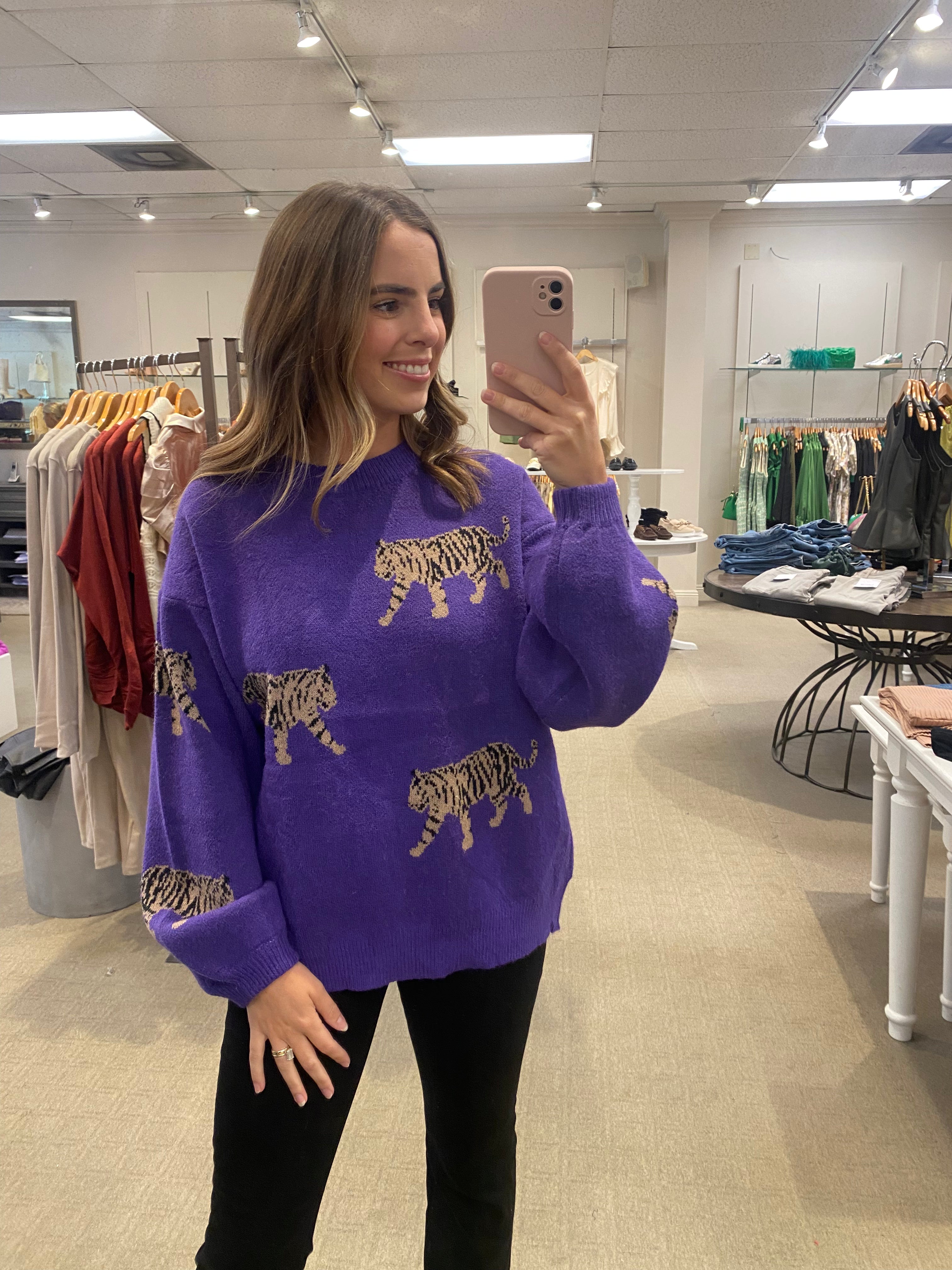 Hannah Tiger Sweater