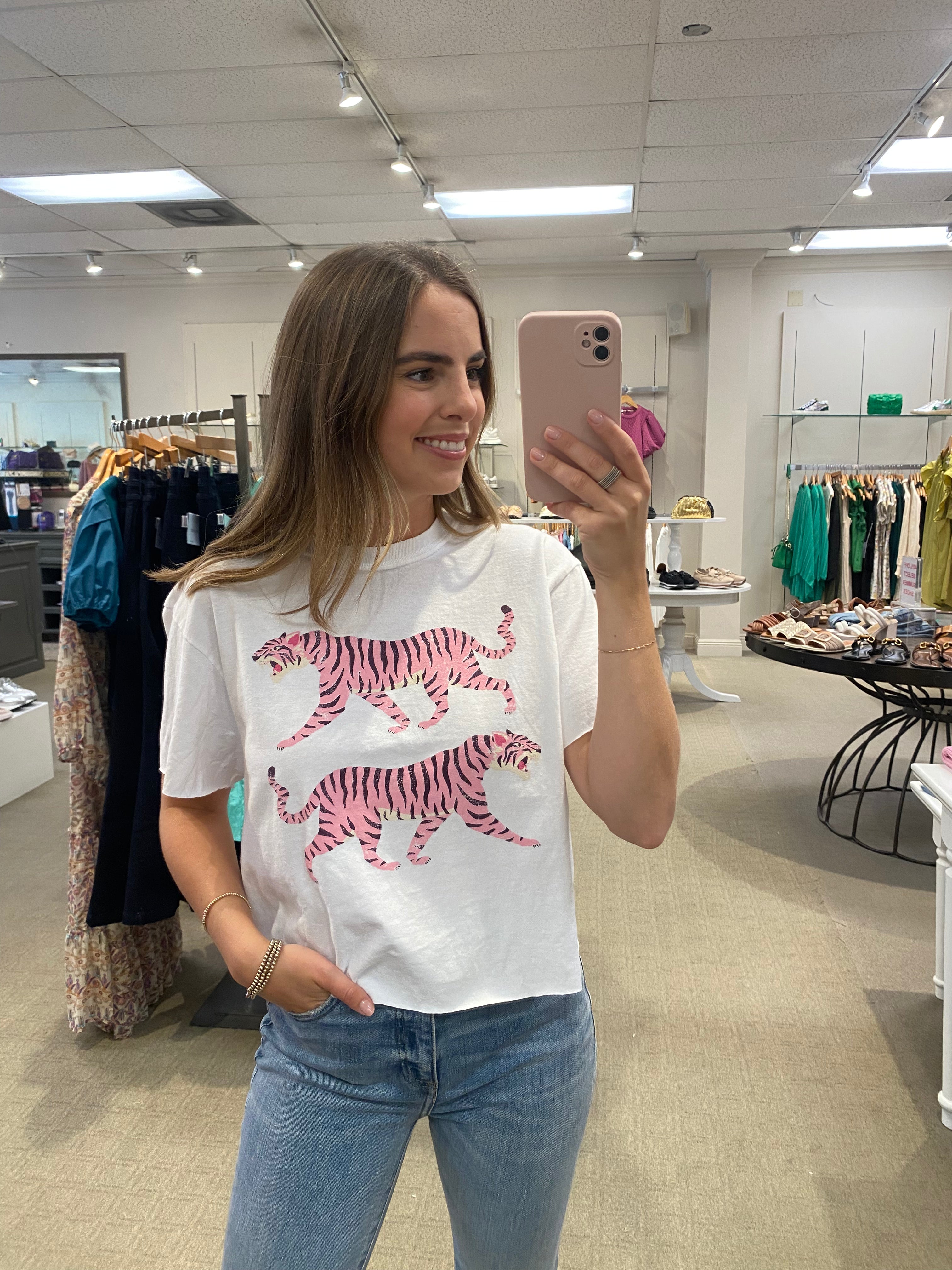 Sutton Tiger Top White