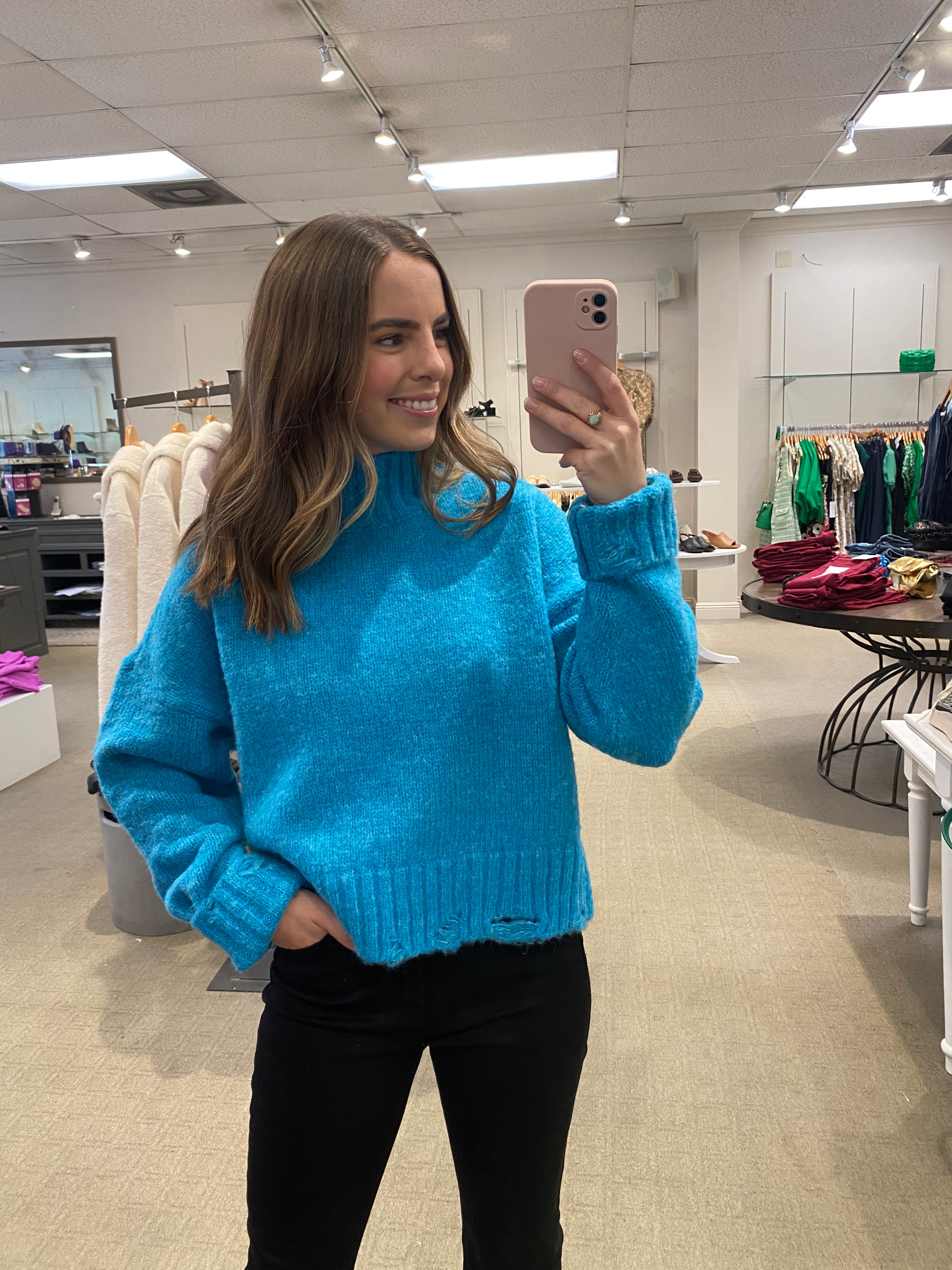 Cozy Sweater Blue