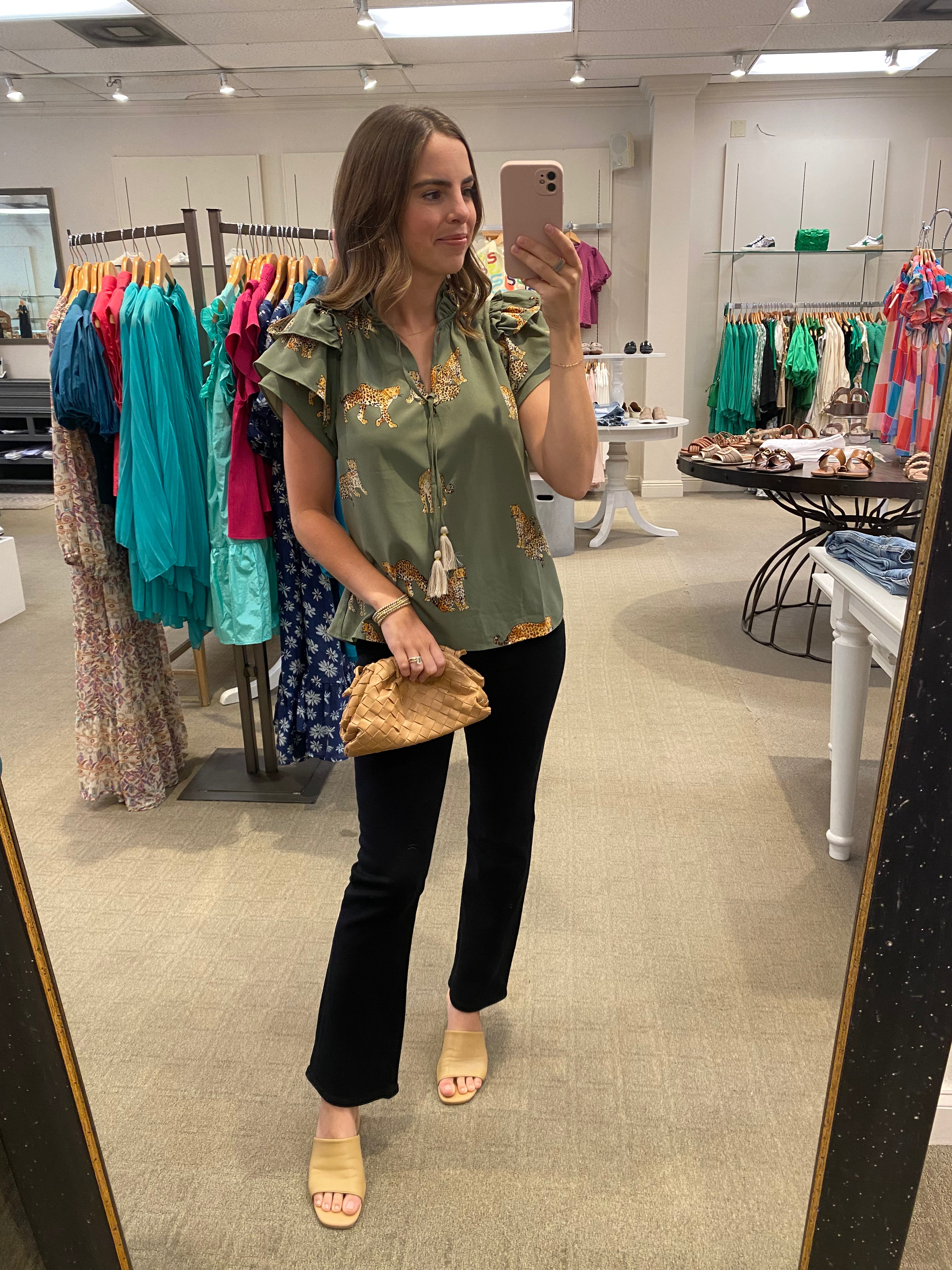 Jess Top Green