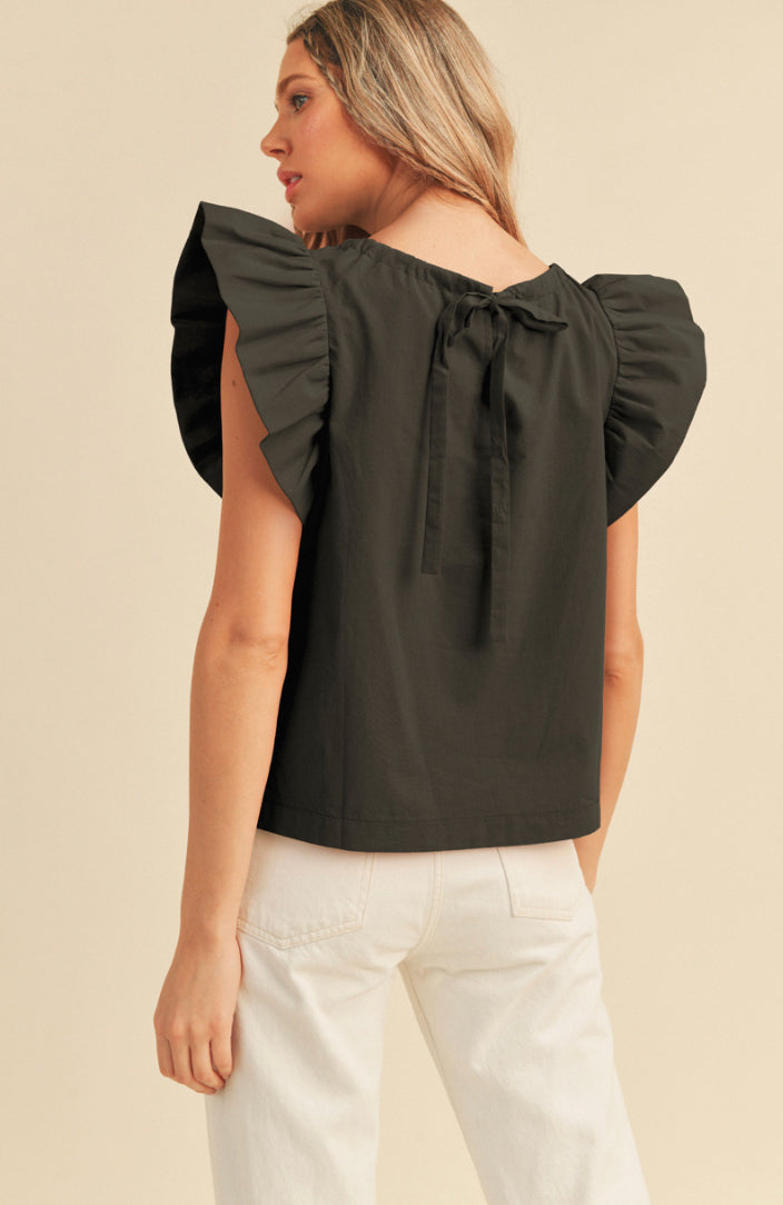 Penny Top Black