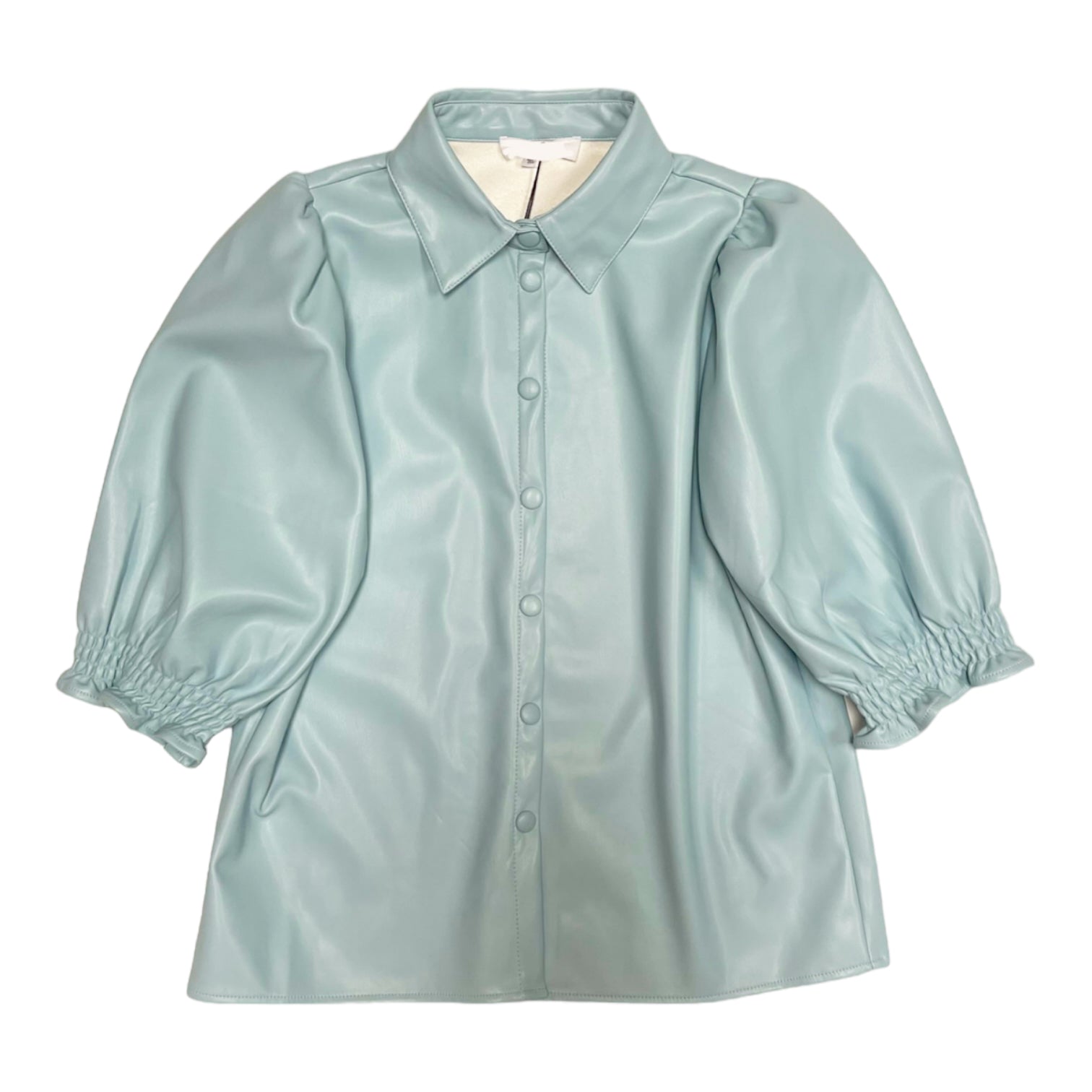 Layton Leather Top Blue