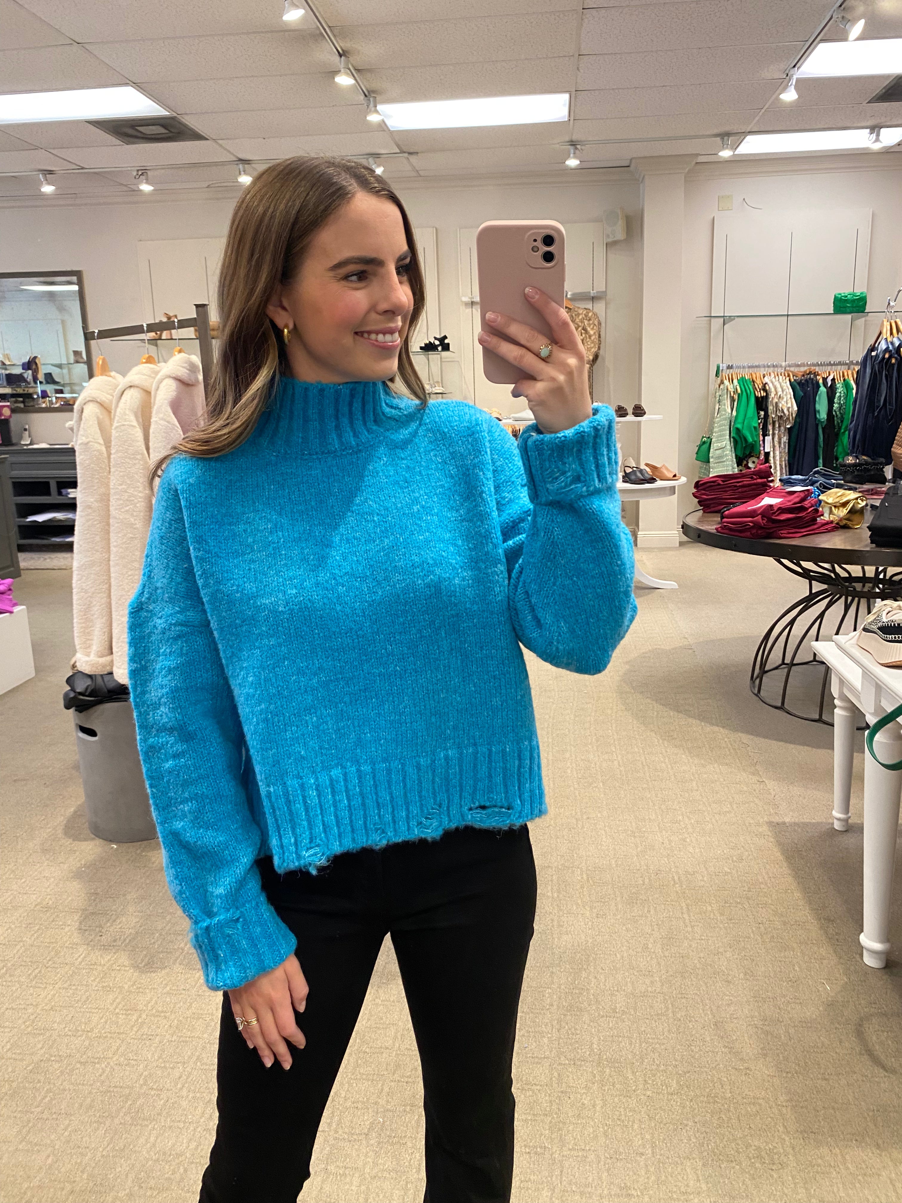 Cozy Sweater Blue