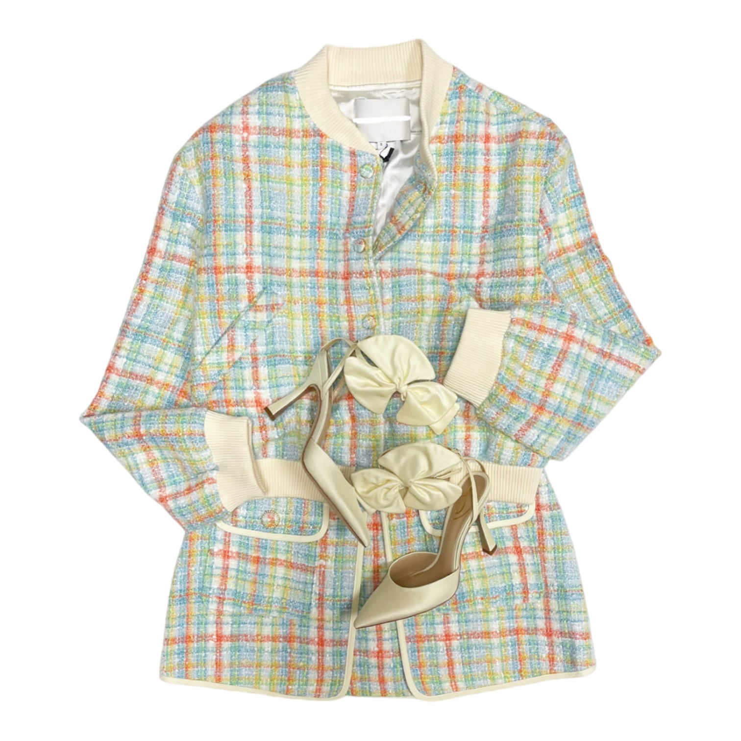 Plaid Bomber Jacket