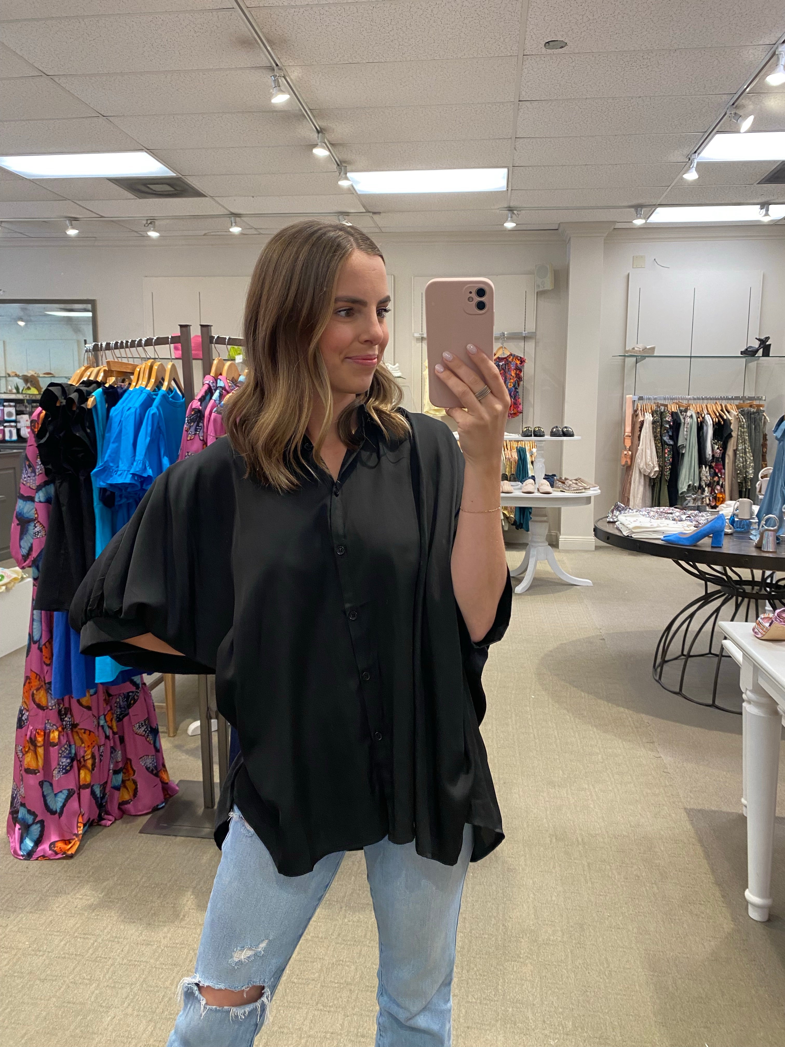 Nadia Top Black