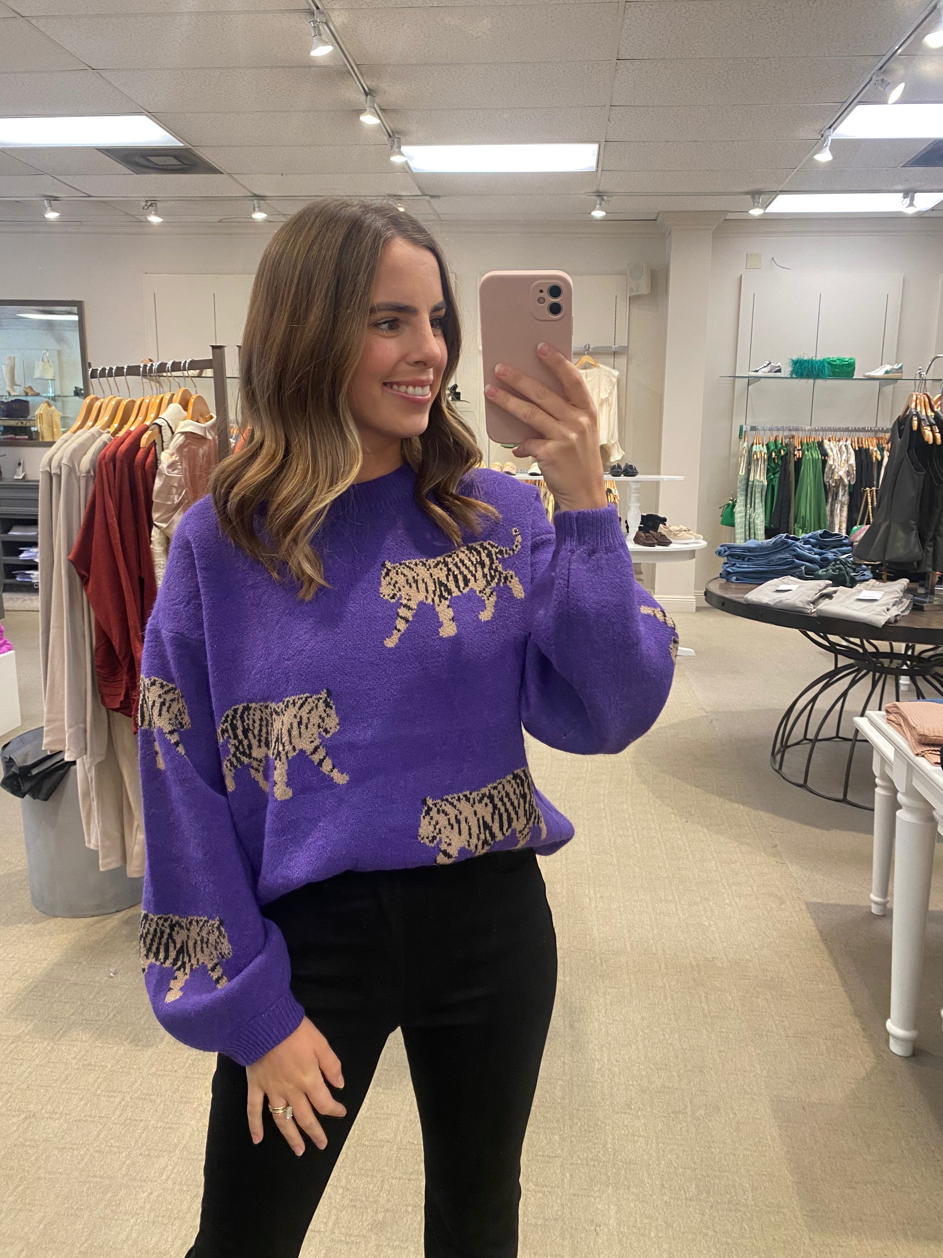 Hannah Tiger Sweater