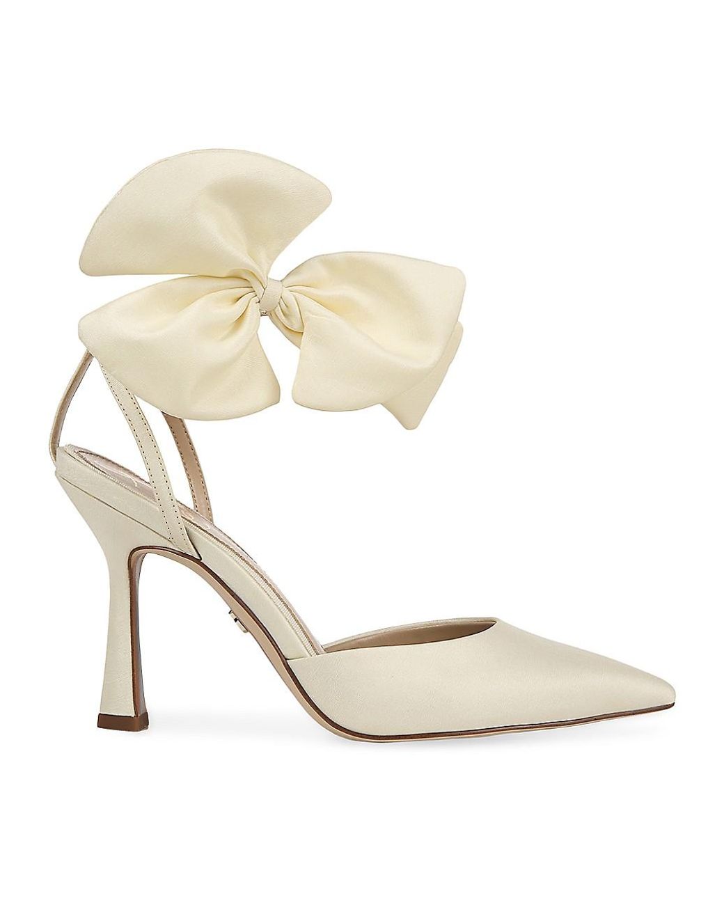 Halie Bow Heel Ivory
