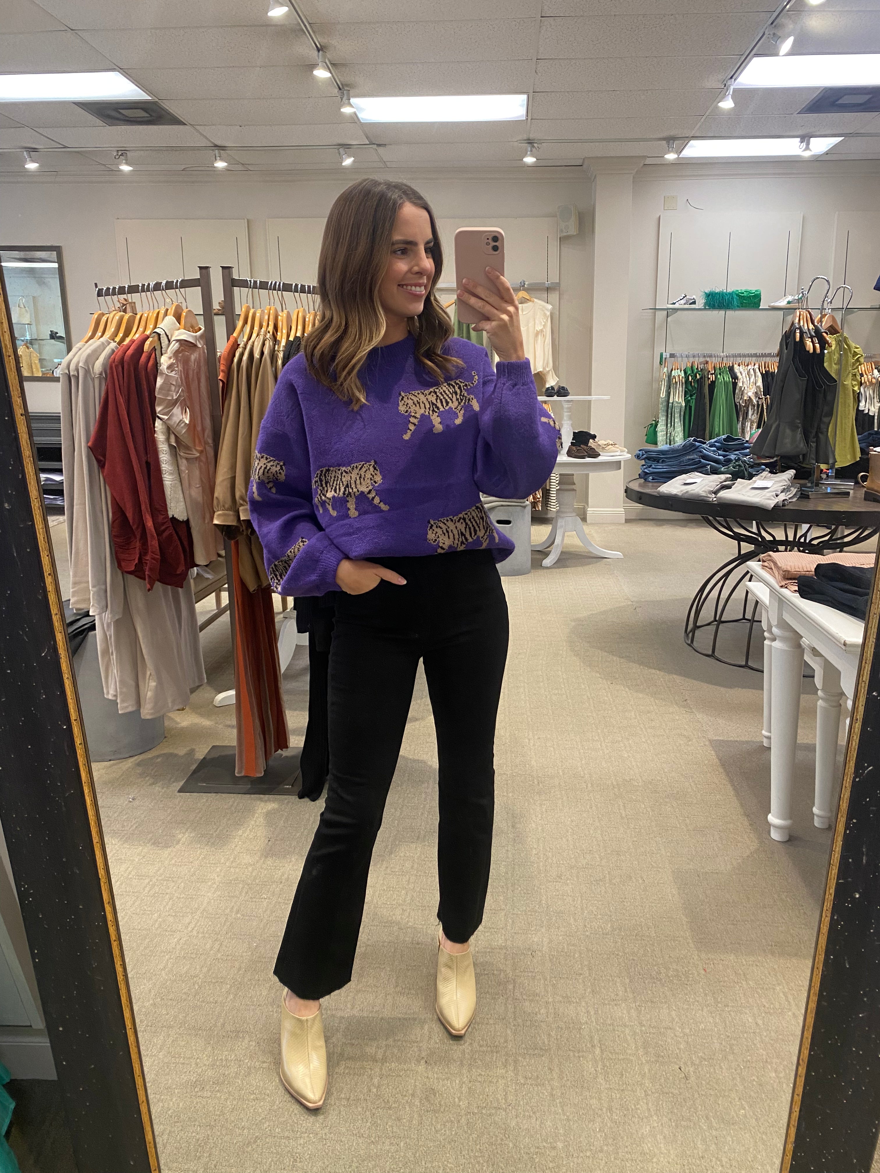 Hannah Tiger Sweater