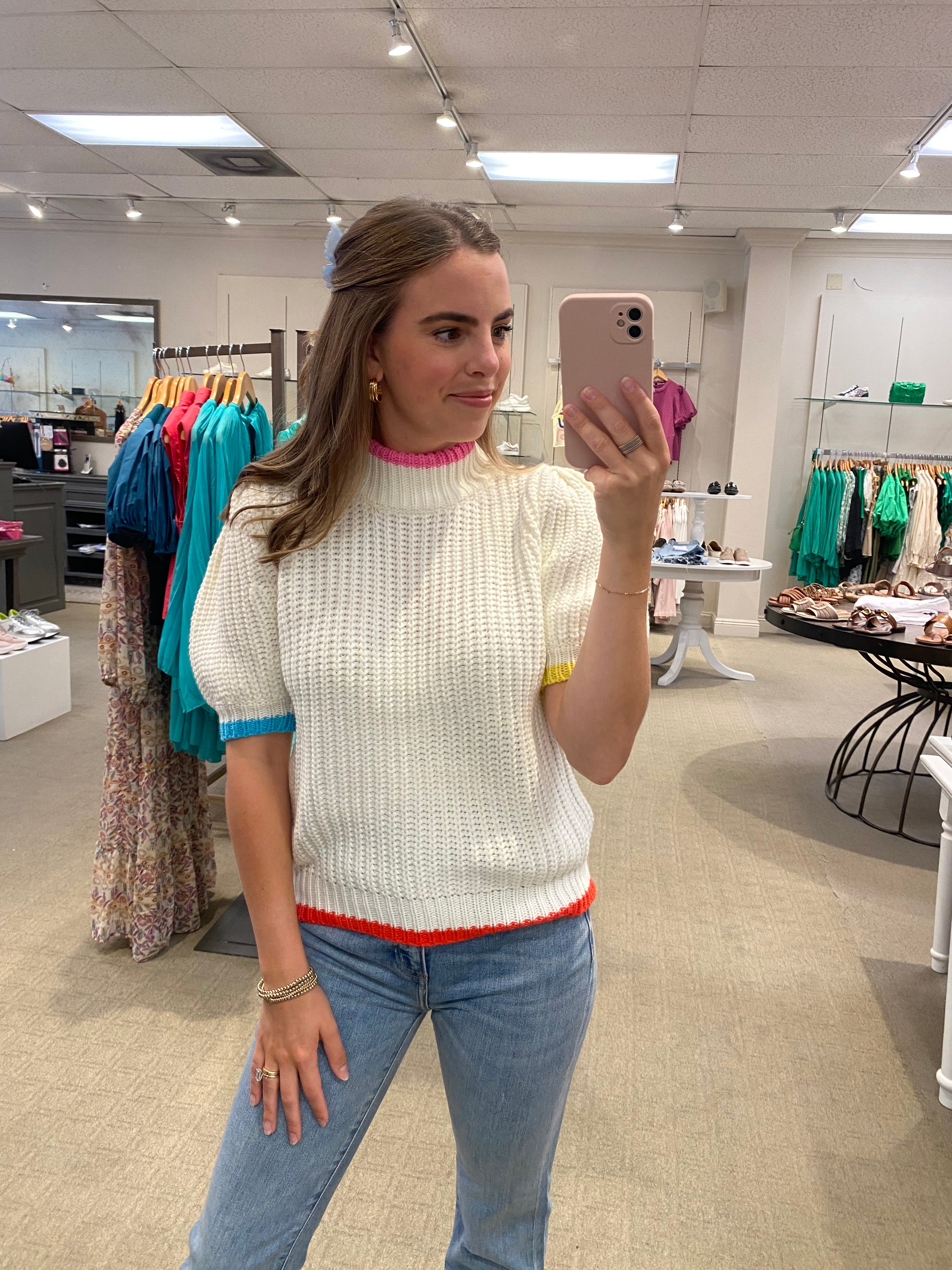 Color Contrast Sweater