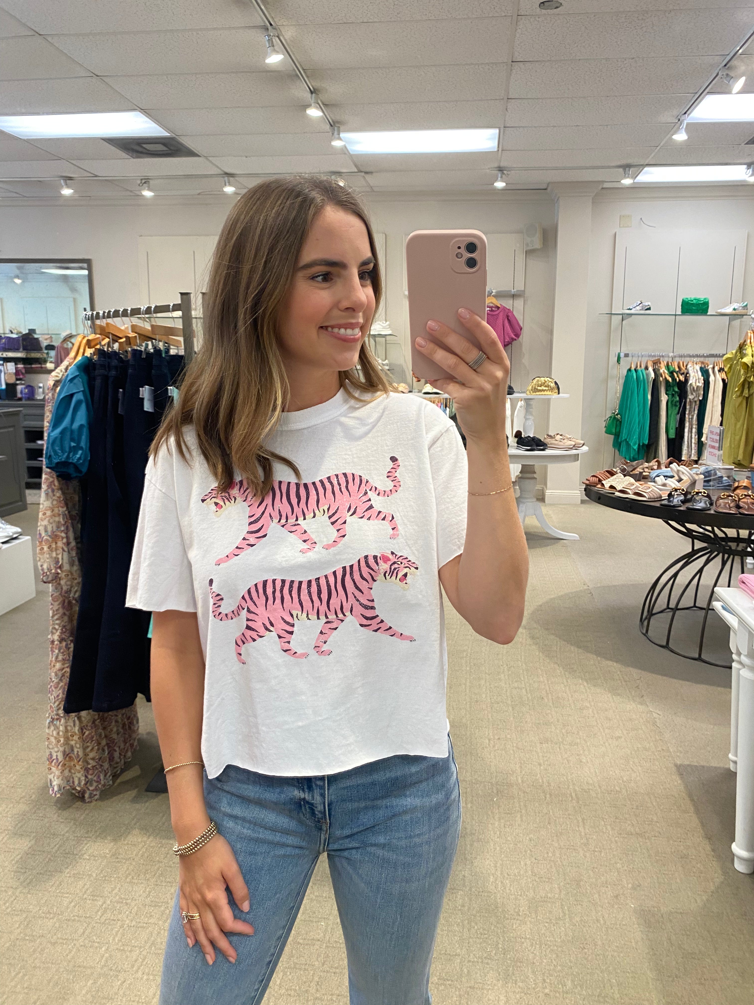 Sutton Tiger Top White