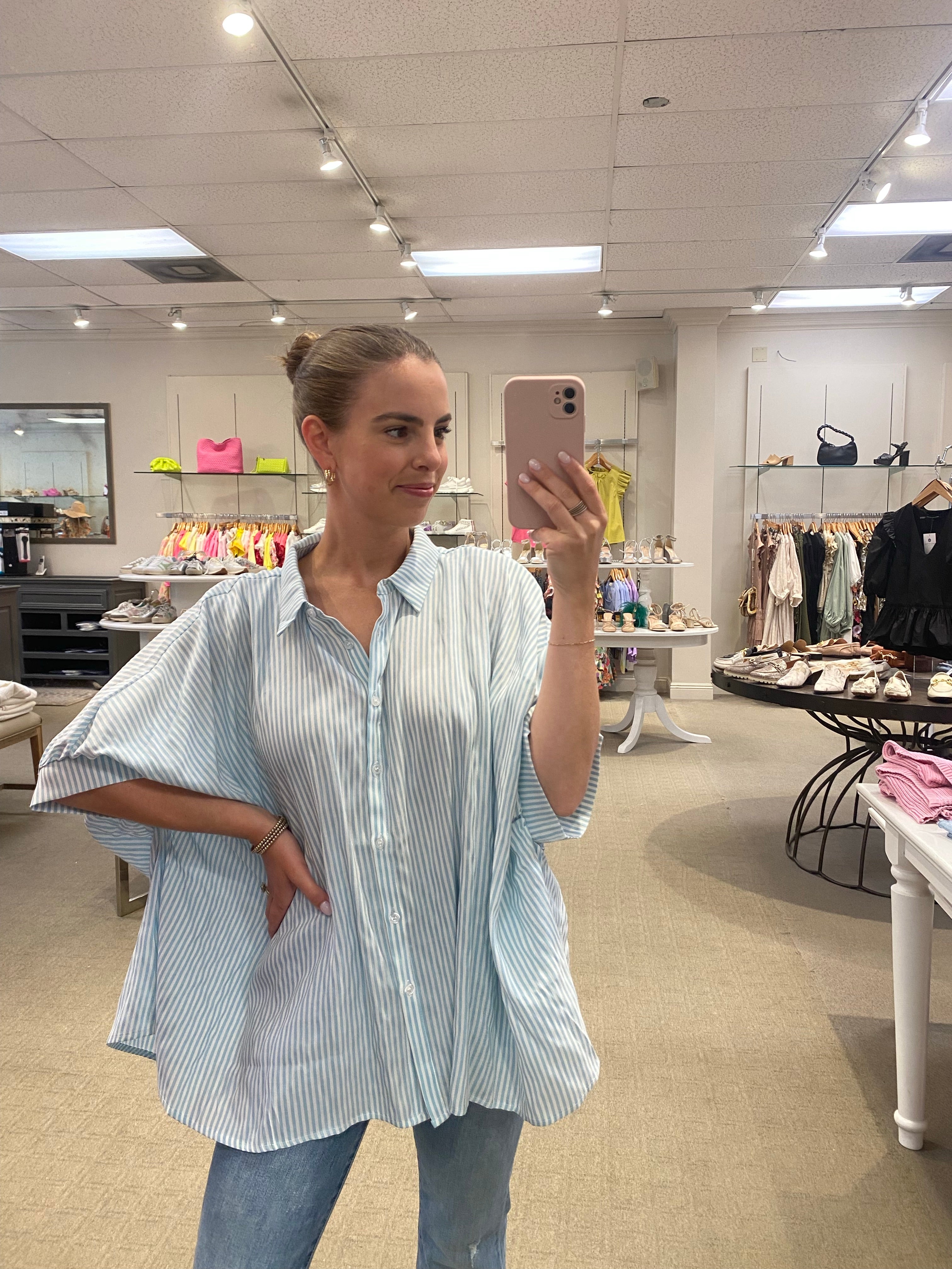Nadia Top Light Blue
