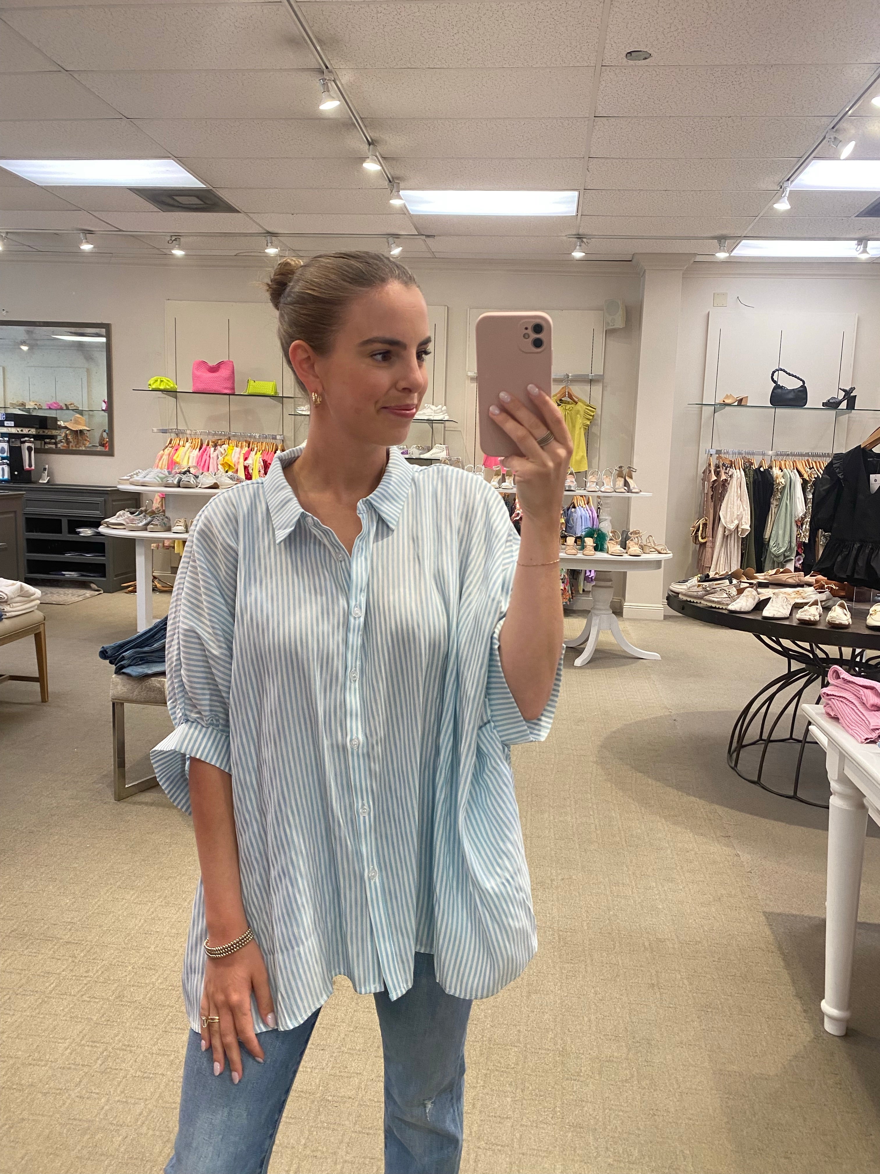 Nadia Top Light Blue