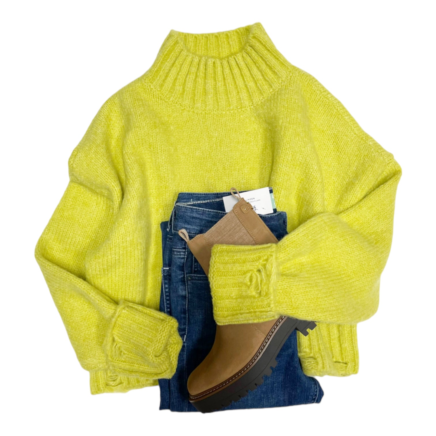 Cozy Sweater Chartreuse