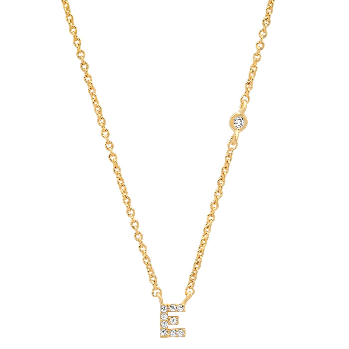 CZ Initial Necklace