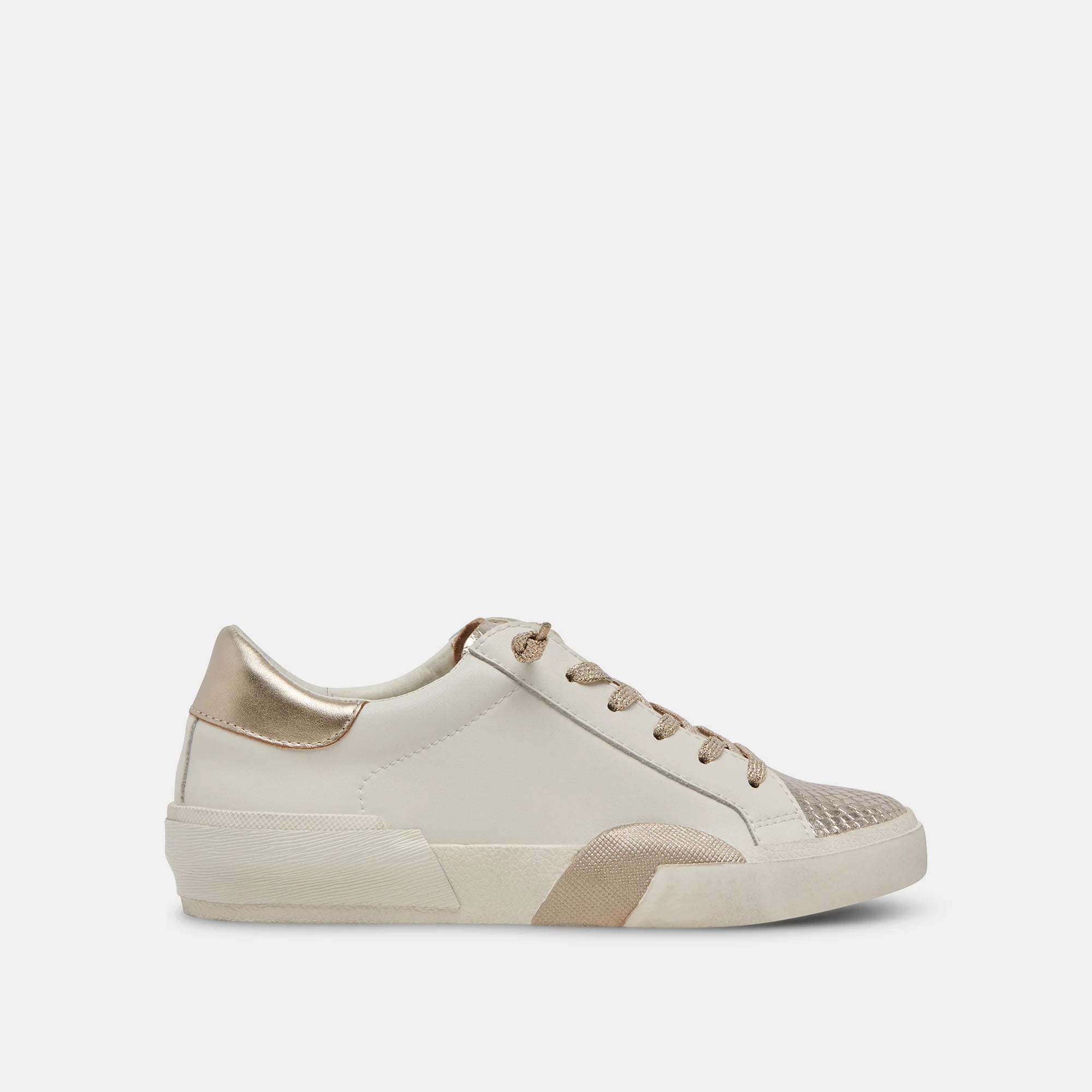 Zina Sneaker - White/Gold
