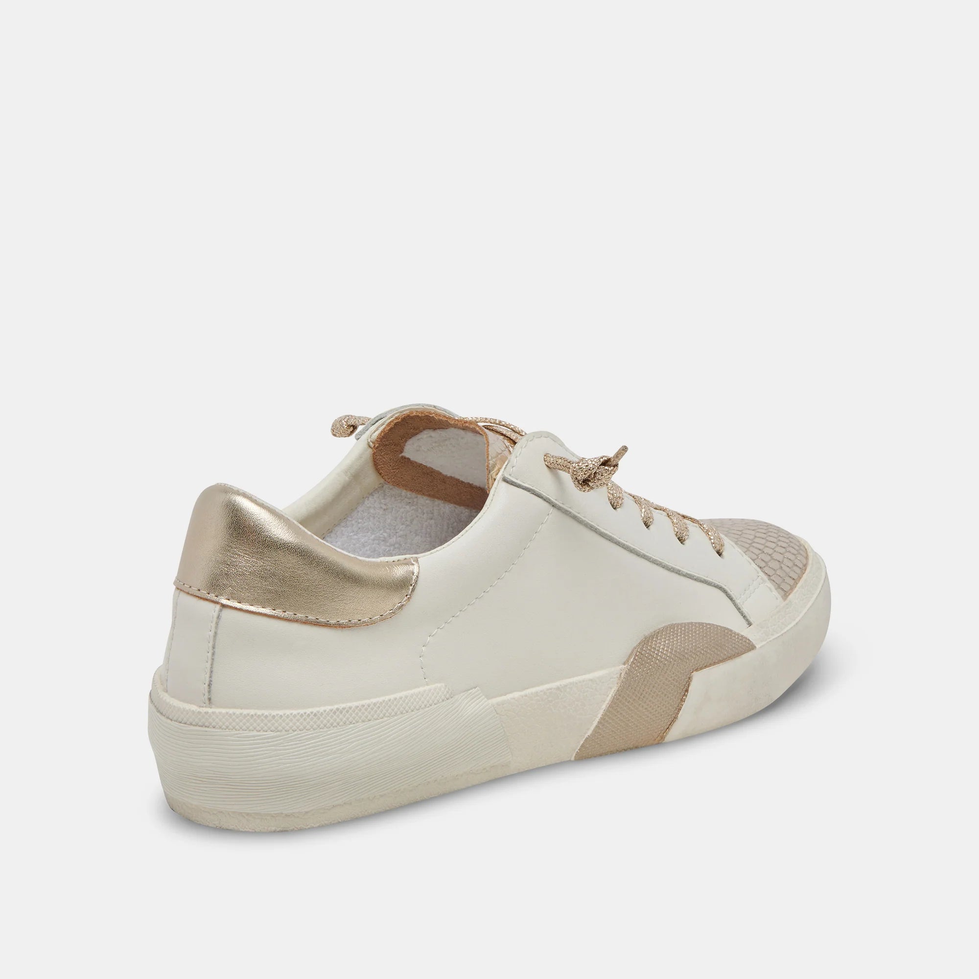 Zina Sneaker - White/Gold