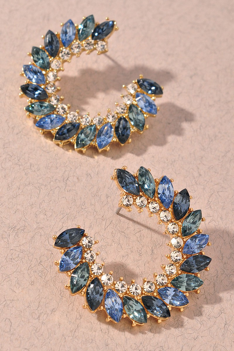 Rhinestone Hoops