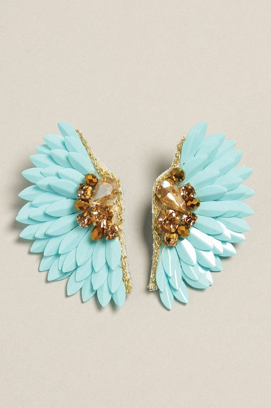 Feather Statement Earring