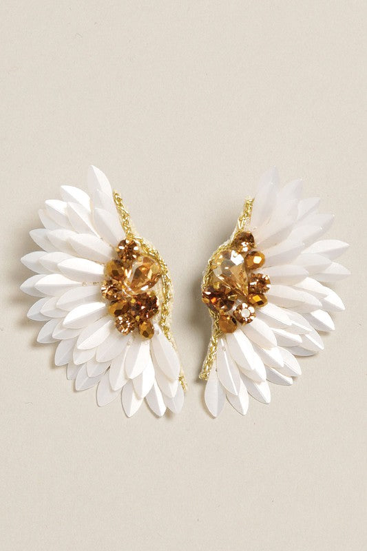 Feather Statement Earring