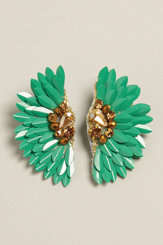 Feather Statement Earring