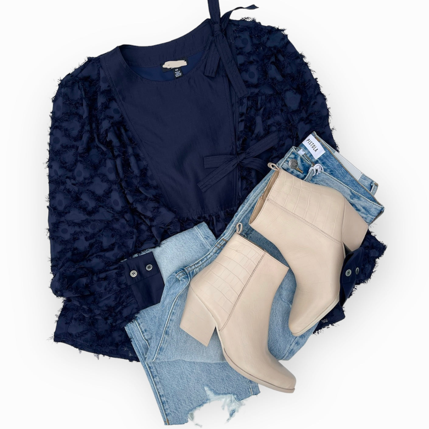 Cora Blouse Navy