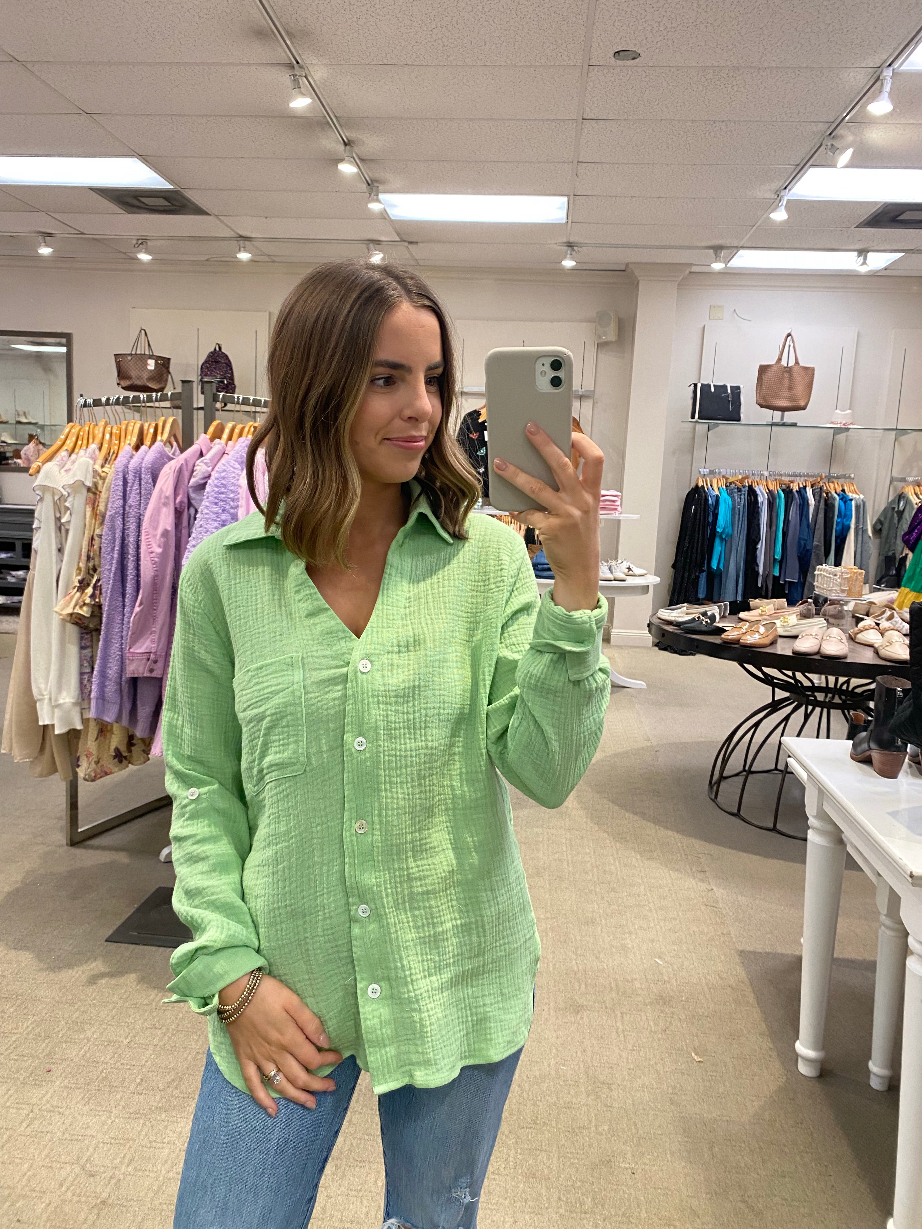 Harlow Top Green