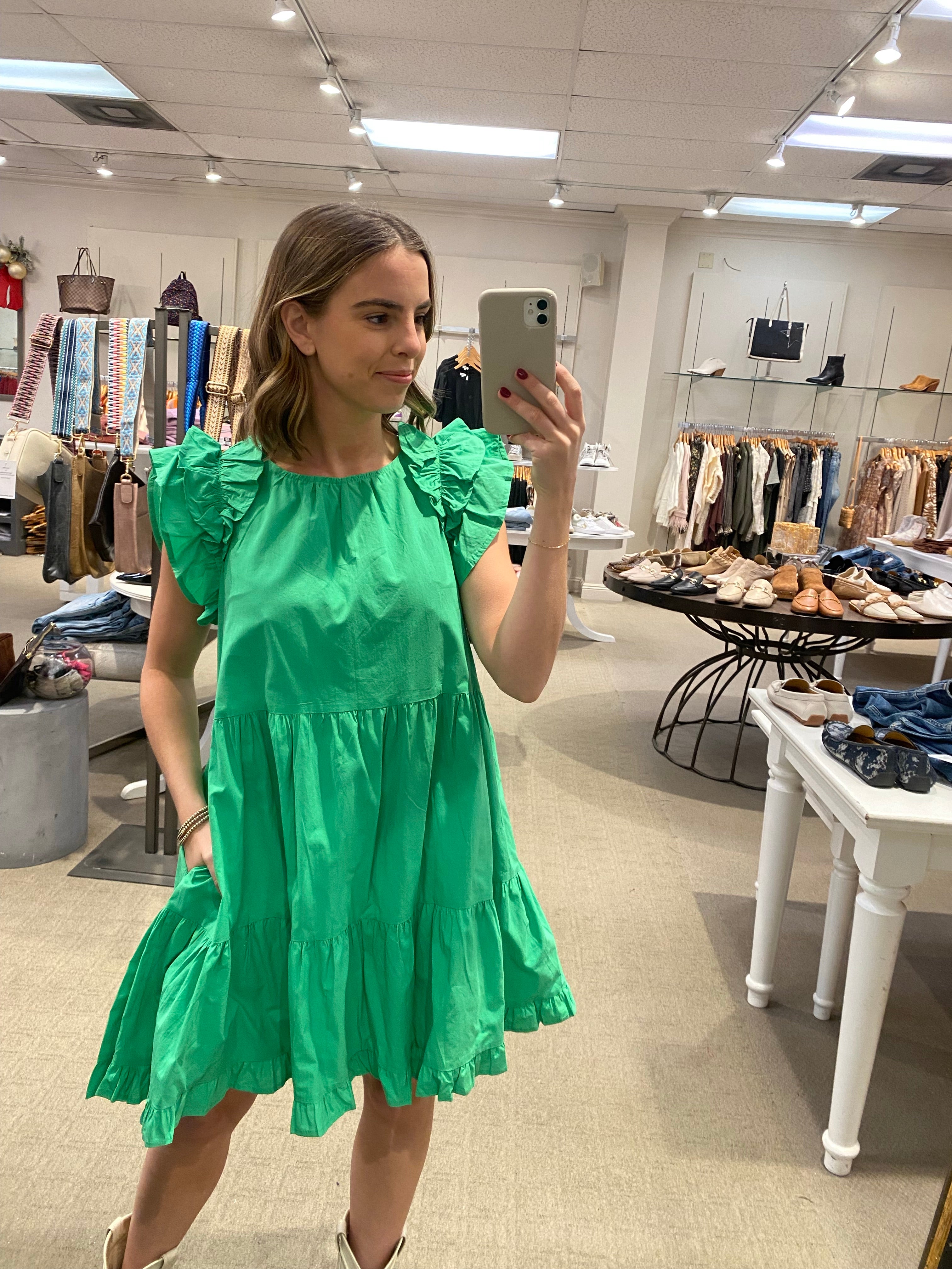 Rowan Dress Emerald