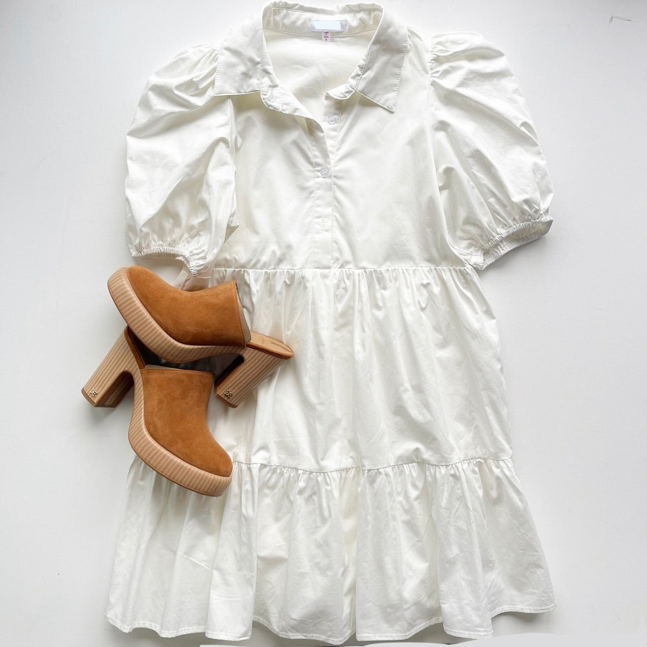 Claire Dress White